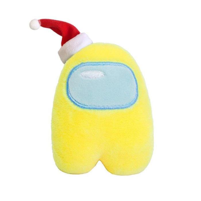 Among Us Plush Toys With Christmas Hat For Kids Xmas Dolls Toys Gift
