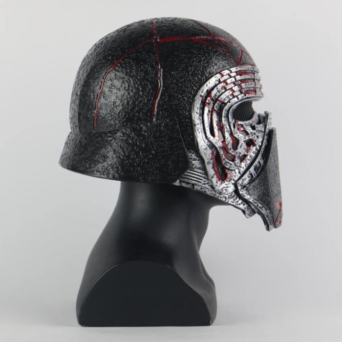 New Kylo Ren Helmet Cosplay Star Wars 9 The Rise Of Skywalker Mask Props Pvc Star Wars Helmets Masks Halloween Party Prop