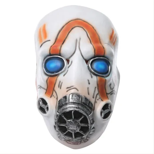 Borderlands 3 Psycho Bandit Adult Latex Face Cover With Blue Eyes Cosplay Accessories
