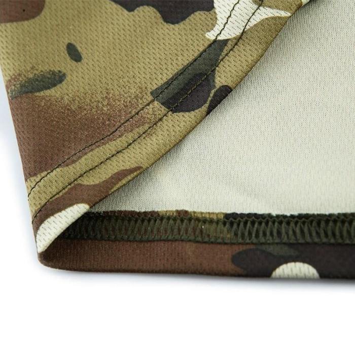 Quick Dry Camouflage Long Sleeve Shirt For Outdoor Activities