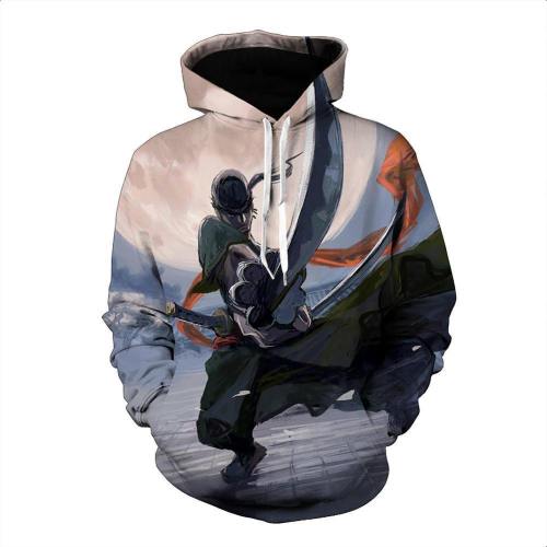 One Piece Hoodie - Zoro Pullover Hoodie Csso008