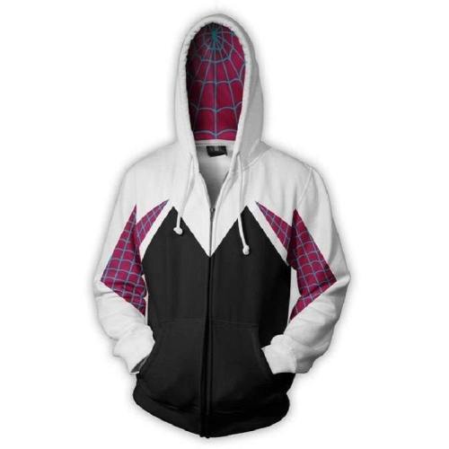Gwen Stacy Hoodie - The Amazing Spider-Man Zip Up Hoodie