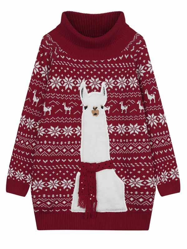 Snowman Ugly Christmas Sweater Dress For Women