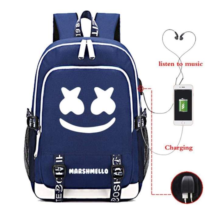Dj Marshmello School Bag Backpack