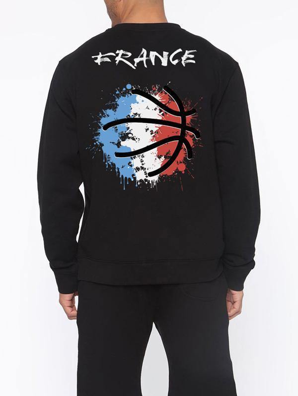 Graffiti Basketball Graphic Cool Sweatshirt