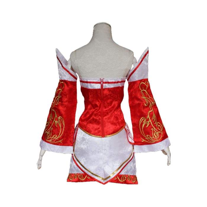 Lol League Of Legends Ahri The Nine-Tailed Fox Classic Outfit Cosplay Costume