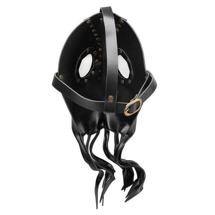 Cthulhu Octopus Devil Punk Face Helmet Steampunk Leather Cosplay Props