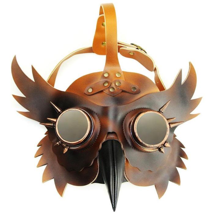 Plague Doctor Bird Mask Steampunk Beak Mask Halloween