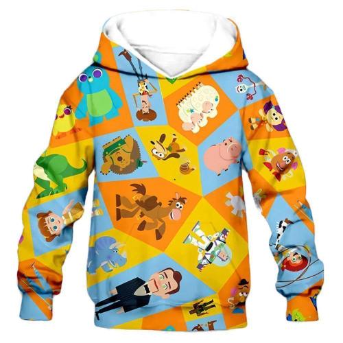 Kids Toy Story Hoodies Pullover 3D Print Jacket Sweatshirt