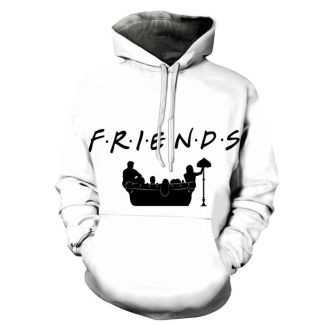Friends 3D - Sweatshirt, Hoodie, Pullover