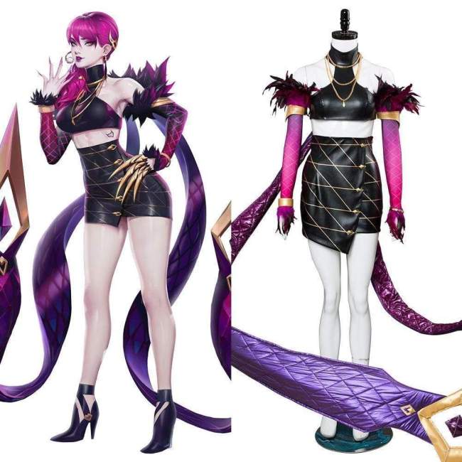 League Of Legends Agony'S Embrace Evelynn K/Da Skin Cosplay Costume