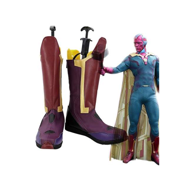 Avengers Infinity War Vision Cosplay Shoes Boots