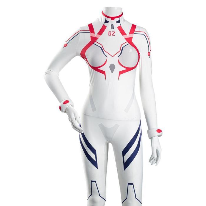 Evangelion 4.0 Final Eva Asuka Langley Sohryu White Jumpsuit Battle Outfits Halloween Carnival Suit Cosplay Costume