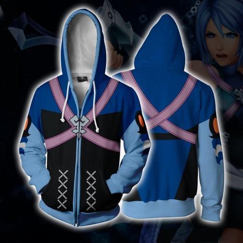Kingdom Hearts Hoodie - Aqua Jacket