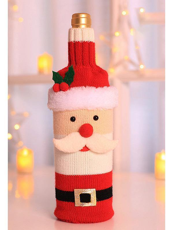 Christmas Wine Bottle Cover Sweater Party Decoration
