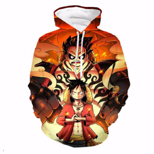 One Piece Hoodie - Monkey D. Luffy Pullover Hoodie Csos175