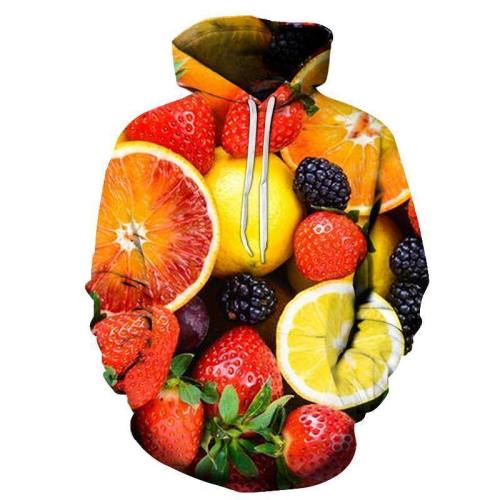 Fruit Bowl 3D Sweatshirt Hoodie Pullover