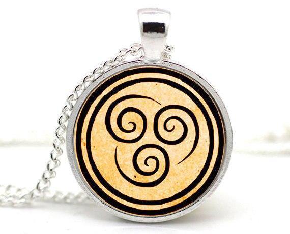 Avatar The Last Airbender Kingdom Jewelry Pendant Glass Dome Necklaces