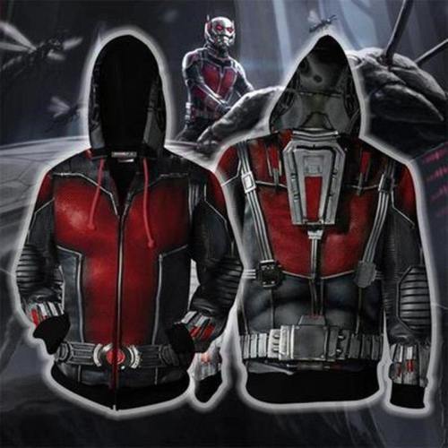Avengers: Endgame Ant-Man Hoodie Hank Pym Cosplay Costume Sweatshirts Jacket Coat