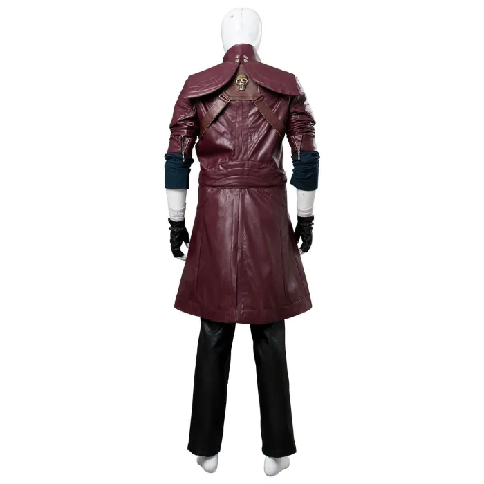 Devil May Cry V Dmc5 Dante Aged Outfit Leather Cosplay Costume