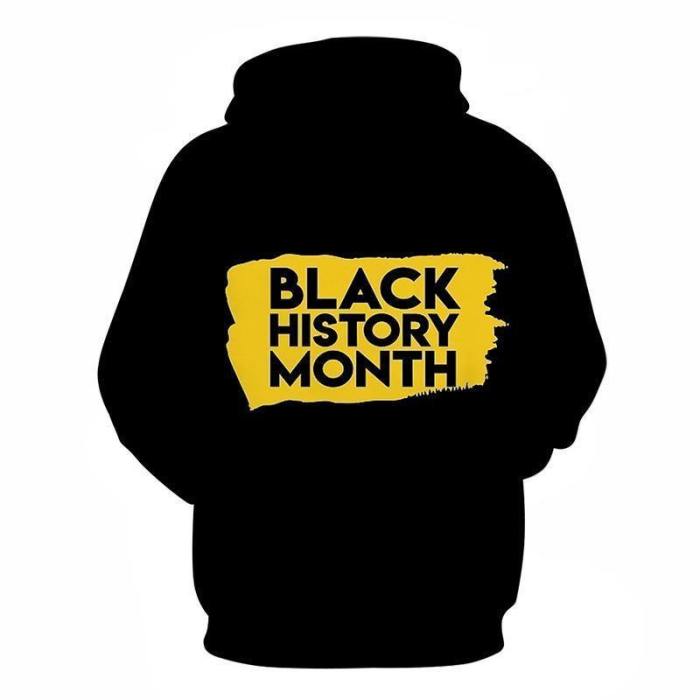 Color Black - Black History Month 3D - Sweatshirt, Hoodie, Pullover