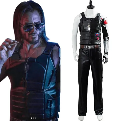 Johnny Silverhand Cyberpunk  Outfit Cosplay Costume