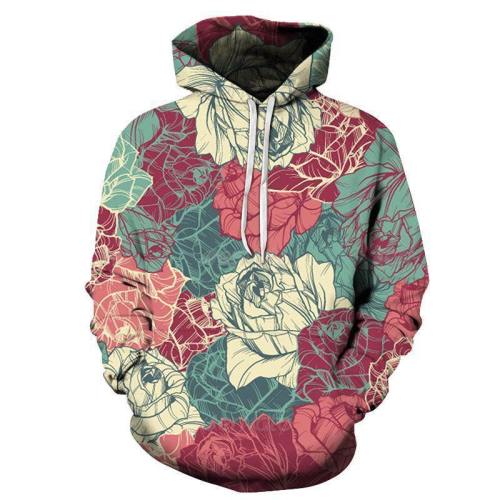Floral 3D - Sweatshirt, Hoodie, Pullover