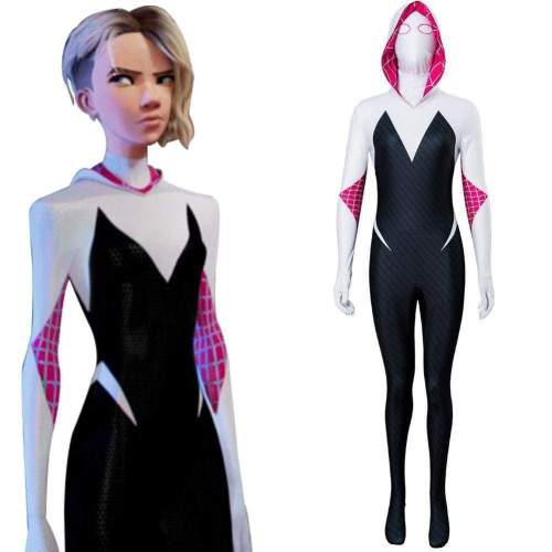 Spider-Man: Into The Spider-Verse Spider-Gwen Cosplay Costume