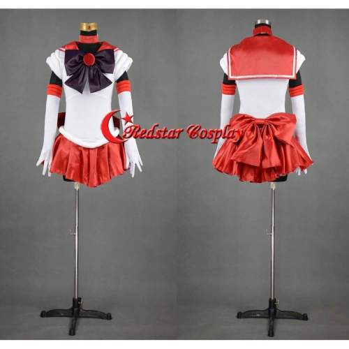 Sailor Moon Sailor Mar Red Cosplay Costume Uniform Dress Sailormoon Custom In Any Size