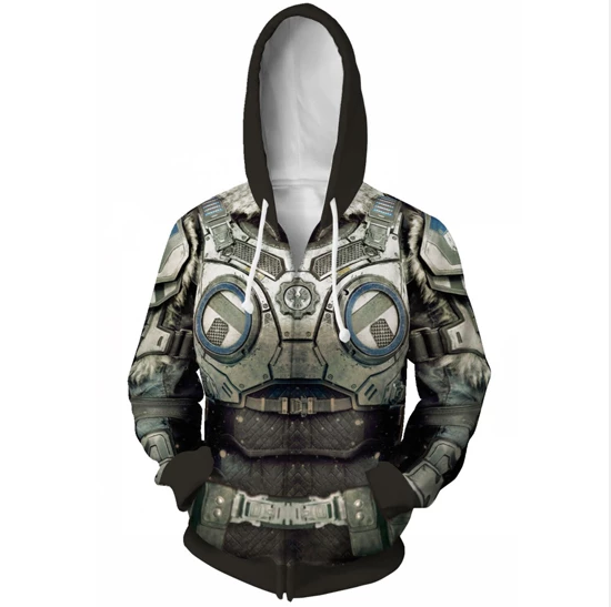 Gears Of War 5 Sweatshirt Hooded Game Halloween Cosplay Costume