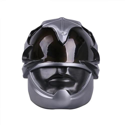 Power Rangers Mighty Morphin Legacy Silver Cosplay Helmet