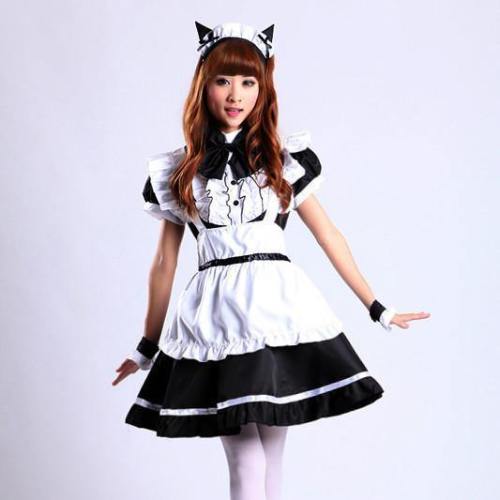 Maid Waitress Costumes - Ms031