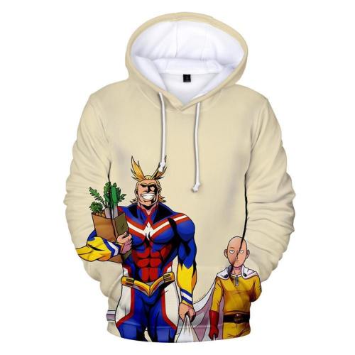 One Punch Man Hoodies - Saitama Pullover Hooded Sweatshirt