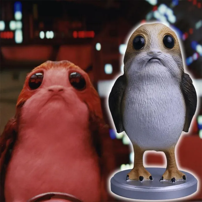 Star Wars The Last Jedi Porg Action Figure Cosplay Porg Toy Doll Christmas Gift Resin