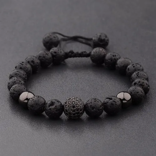 Zircon Lava Bracelet