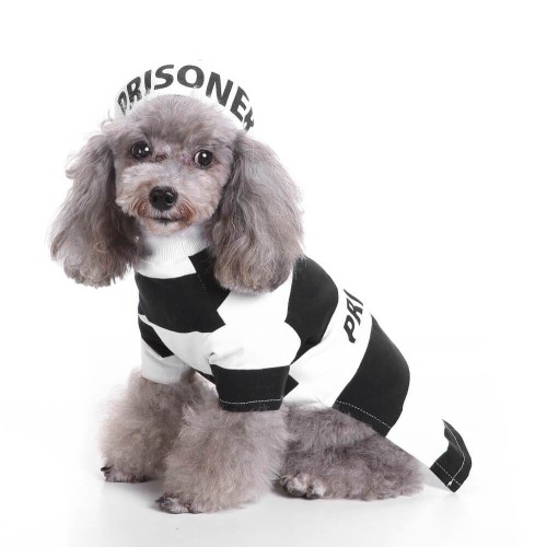 Prison Pooch Pet Costume Halloween Pet Cosplay Costume
