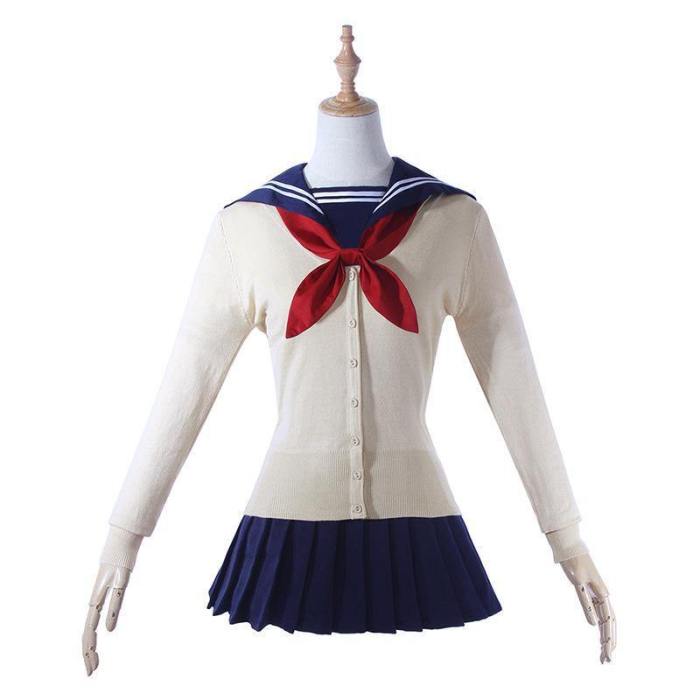 My Hero Academia Toga Himiko Costume Uniform Girls Anime Cosplay