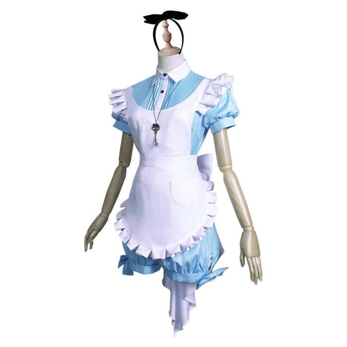 Black Butler Ciel Phantomhive Maid Apron Dress Uniform Outfits Halloween Carnival Suit Cosplay Costume