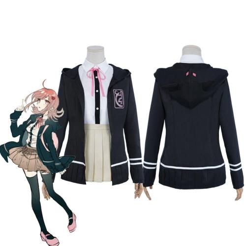 Super Danganronpa 2: Goodbye Desperate Academy-Chiaki Nanami Uniform Skirt Outfits Halloween Carnival Suit Cosplay Costume