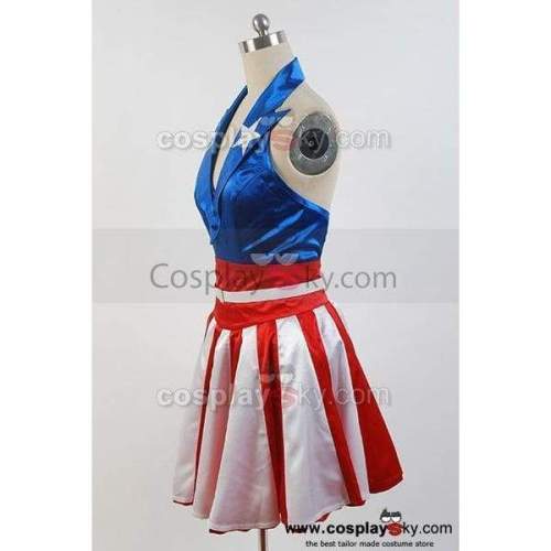 The Avengers Captain America Dress Costume Halloween Cosplay