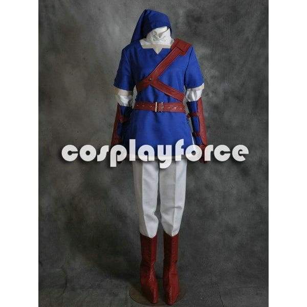 The Legend of Zelda Link Blue Cosplay Costume