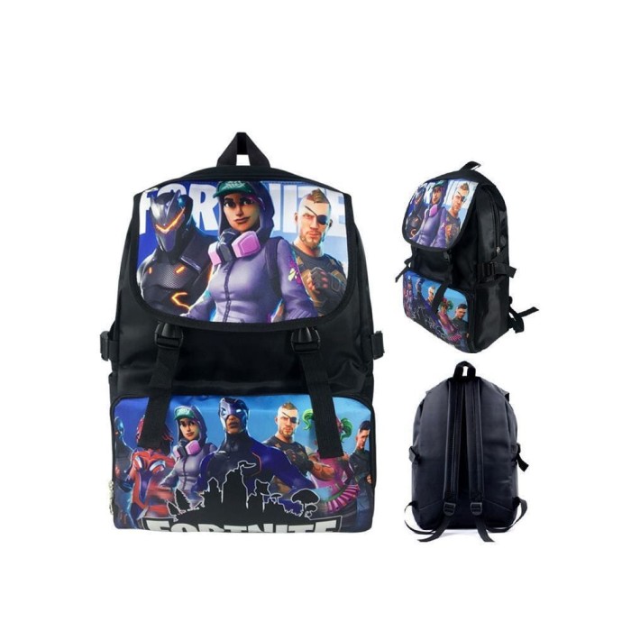 Game Fortnite 17  Canvas Bag Shoulder Backpack