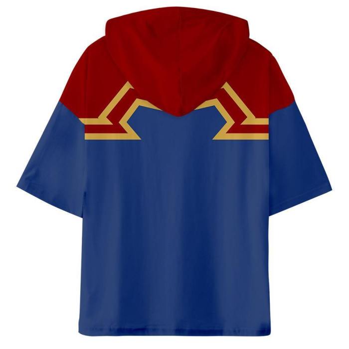 Captain Marvel T-Shirt - Carol Danvers Graphic Hoodie T-Shirt Csos943