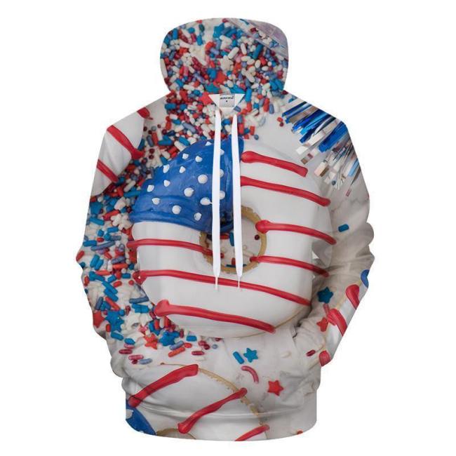 American Donuts  3D - Sweatshirt, Hoodie, Pullover