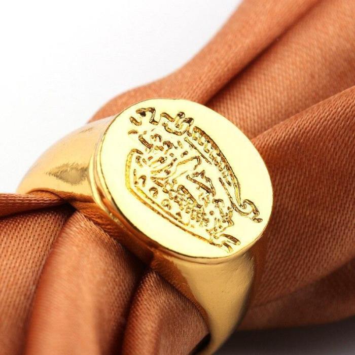 Movie Kingsman The King'S Man Rings Cosplay Props Jewelry Gifts