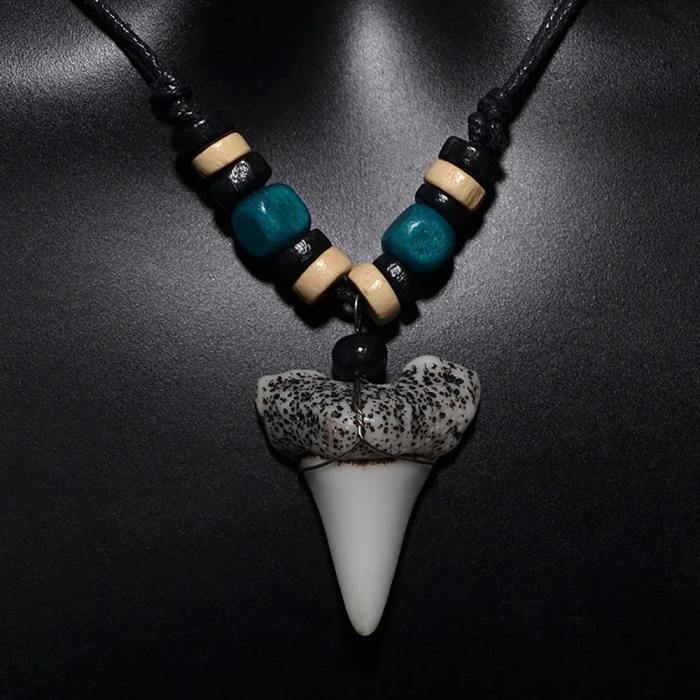 Tribal Style Resin Charm Choker Necklace