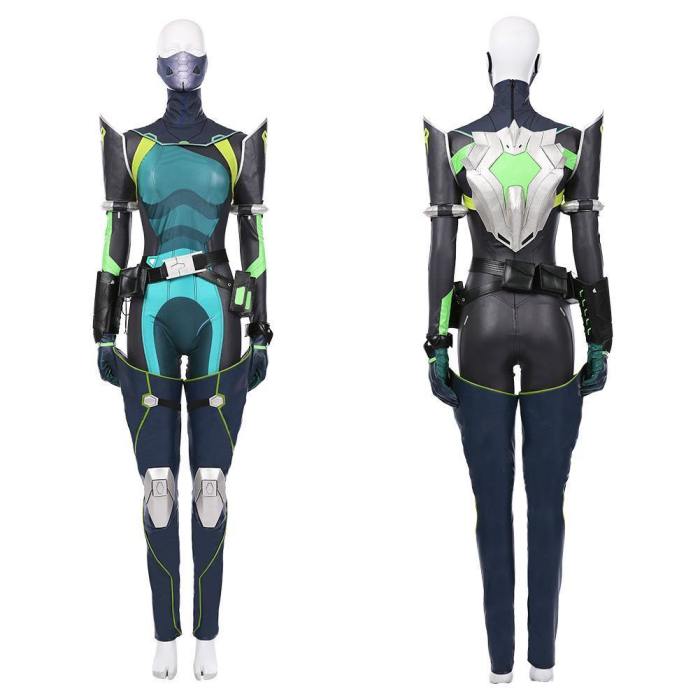 Game Valorant Viper Women Jumpsuit Suit Halloween Carnival Outfit Cosplay Costume