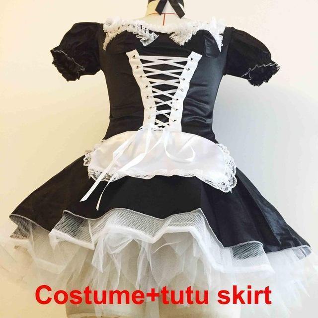 Sexy Women'S Nite French Maid Cosplay Costume Plus Size Halloween Costume For Women Exotic Servant Cosplay Costume