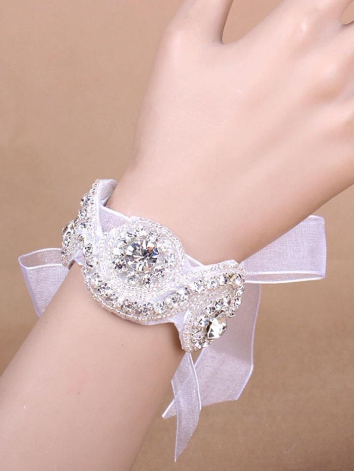 Handmade Luxury Diamond Strap Wristlet