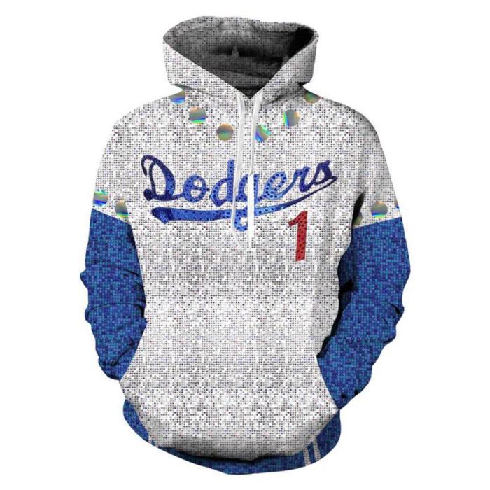 Rocketman Elton John Dodgers Baseball Team Uniform Cosplay Costume Pullover Hoodie